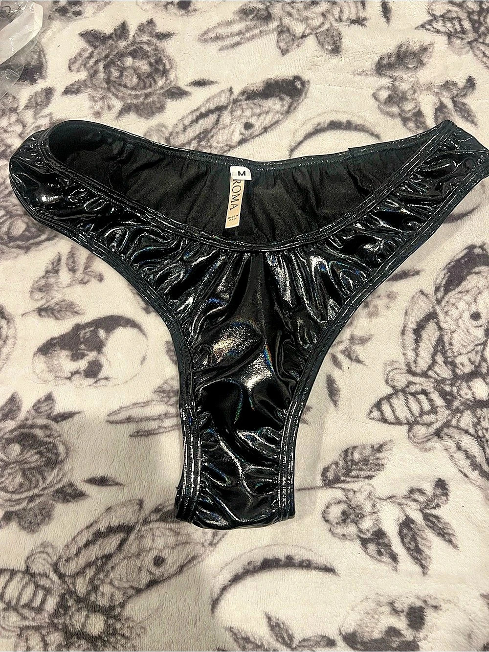 Roma Black Vinyl Bottoms